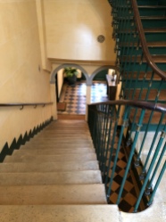 View of apartment stairs